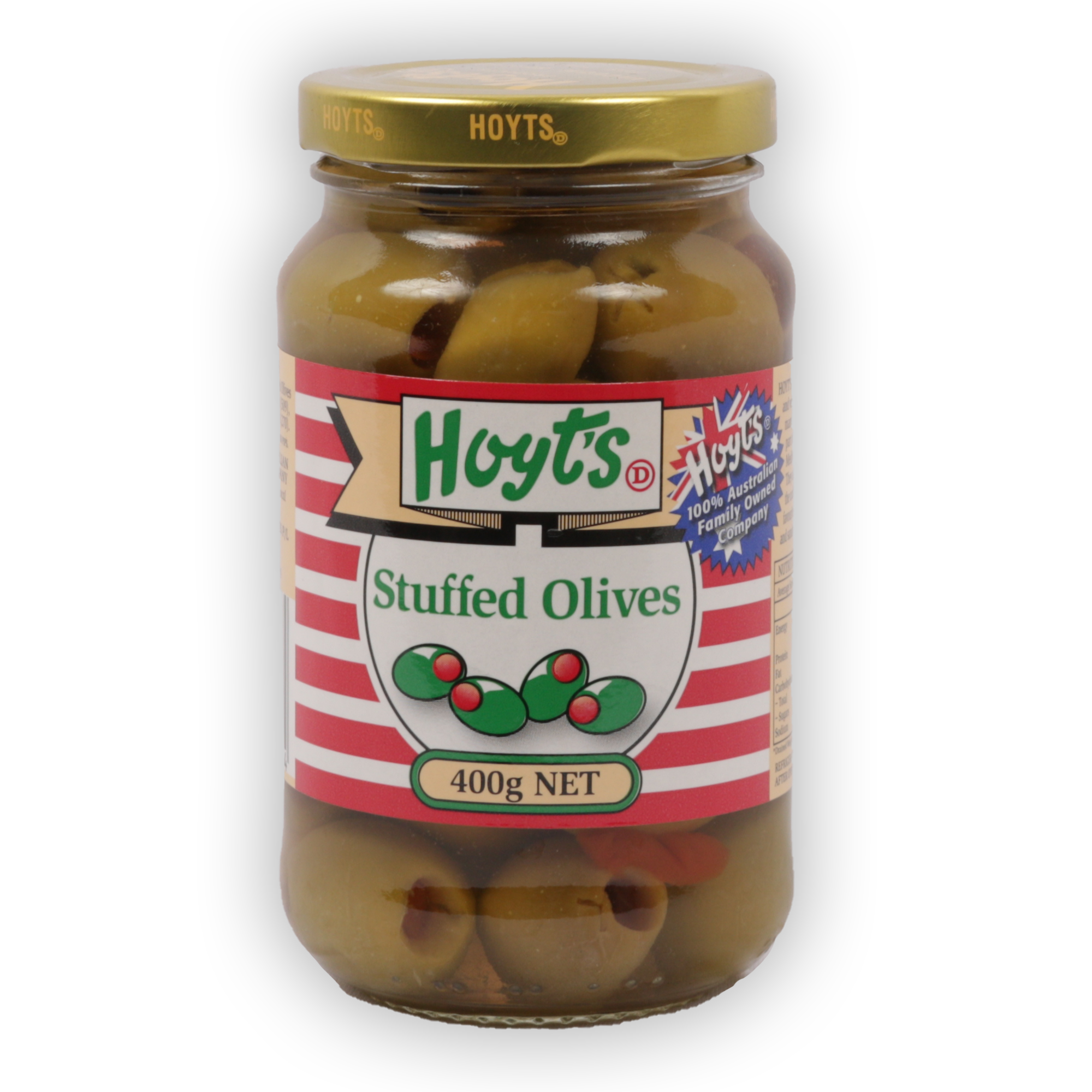 Hoyts Stuffed Olives 400 Grams