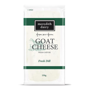 Products Meredith Dairy - FRESH CHEVRE- Original Goat Cheese - Fresh Dill