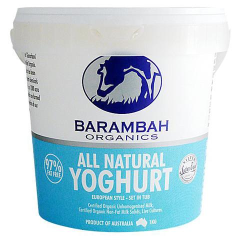 Barambah Organics All Natural Yoghurt