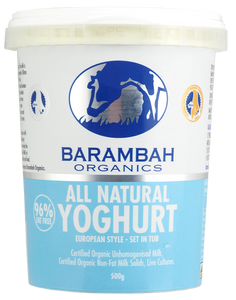 Barambah Organics All Natural Yoghurt