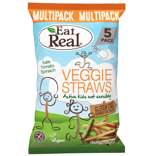 Eat Real Veggie Straws (5x20g)