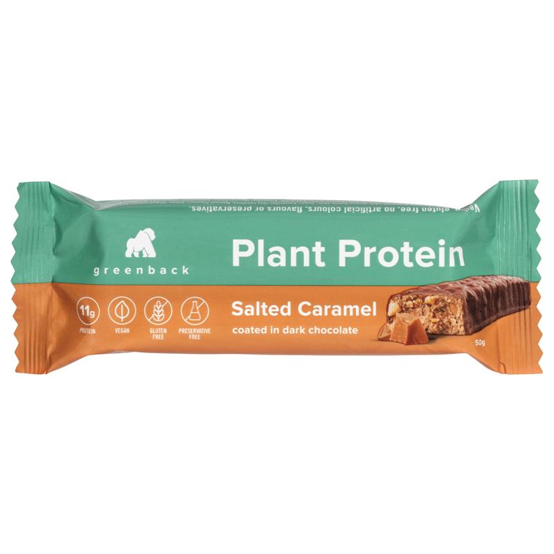 Greenback Plant Protein Bar Salted Caramel