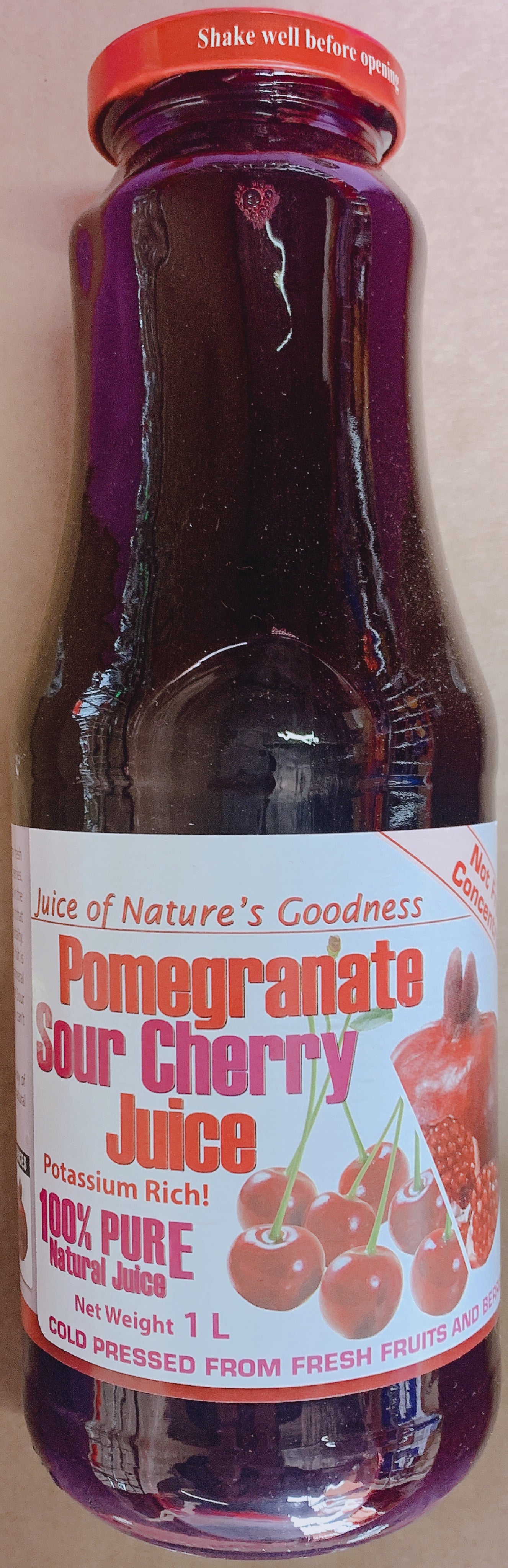 Nature's Goodness Pomegranate Sour Cherry Juice