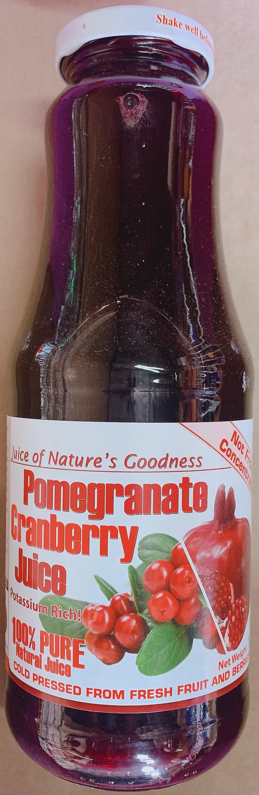 Nature's Goodness Pomegranate Cranberry Juice