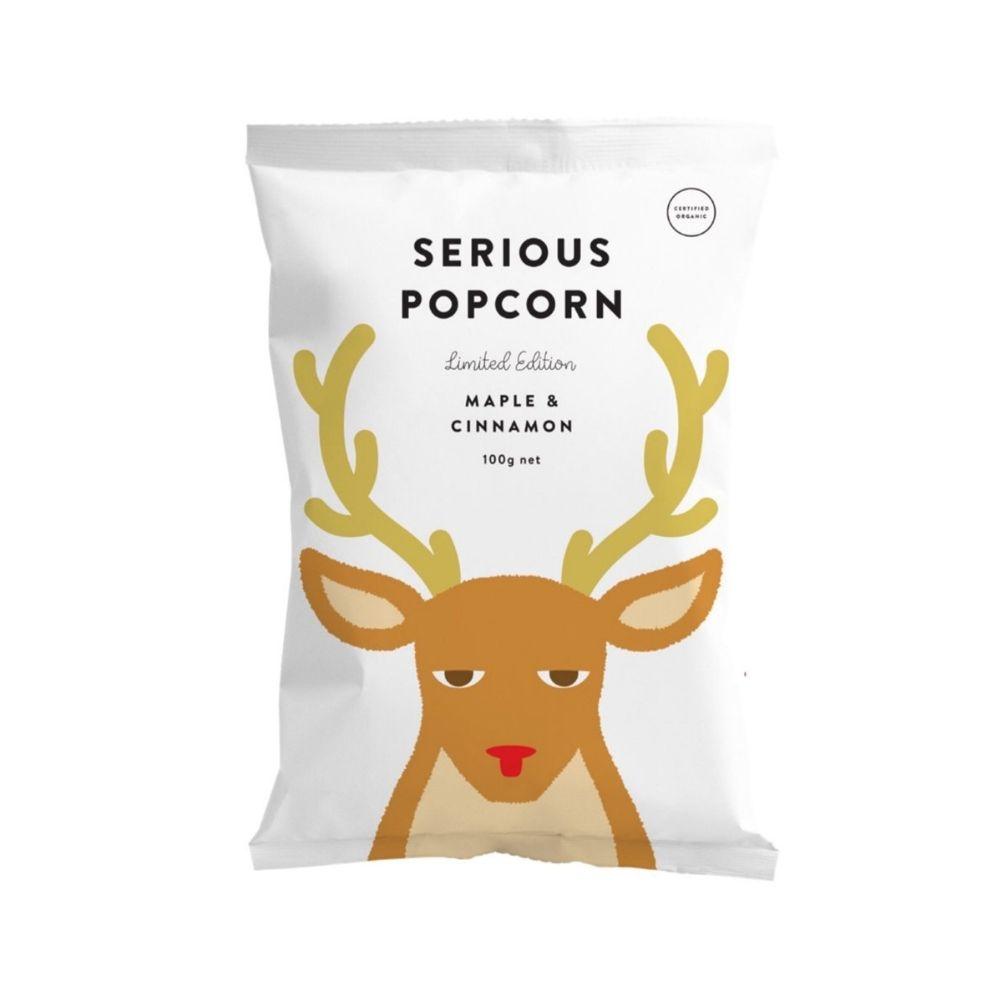 SERIOUS POPCORN MAPLE & CINNAMON 100GM