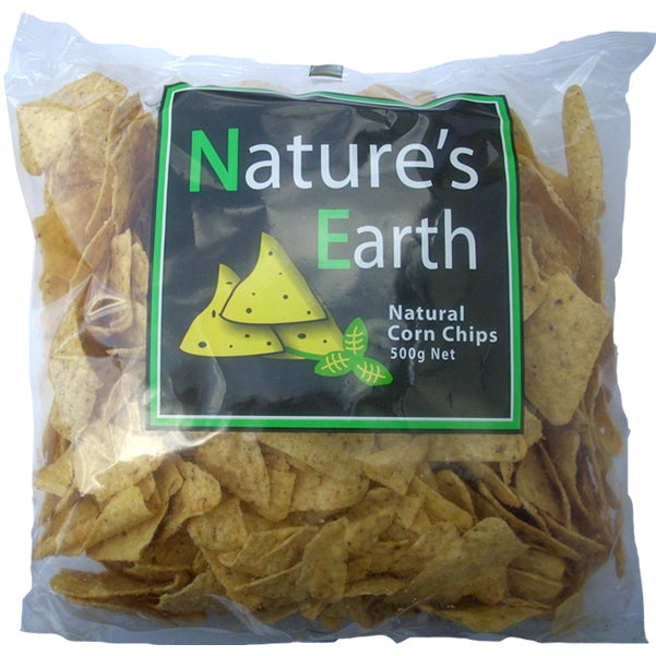 Nature's Earth Natural Corn Chips 500g