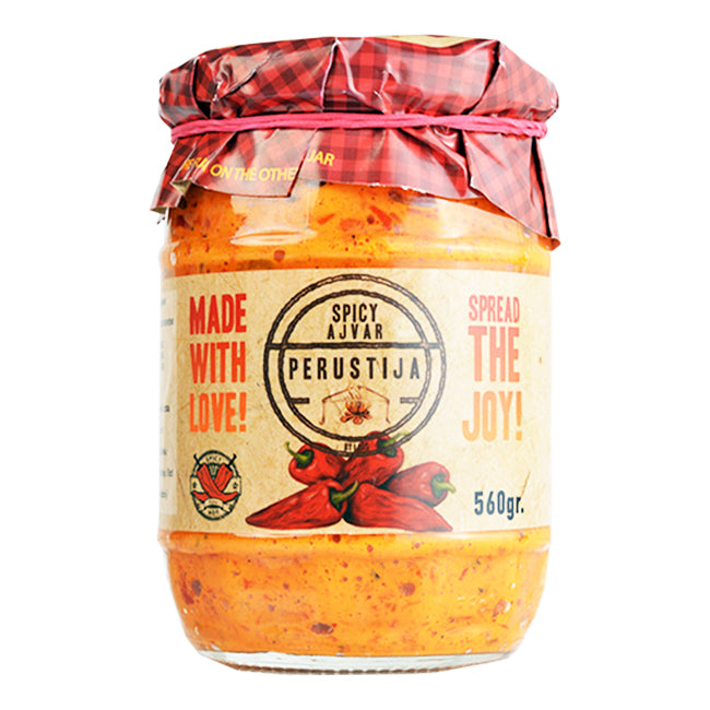 The Market Grocer Ajvar Perustija Homemade Hot 560g