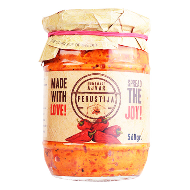 The Market Grocer Ajvar Perustija Homemade Mild 560g