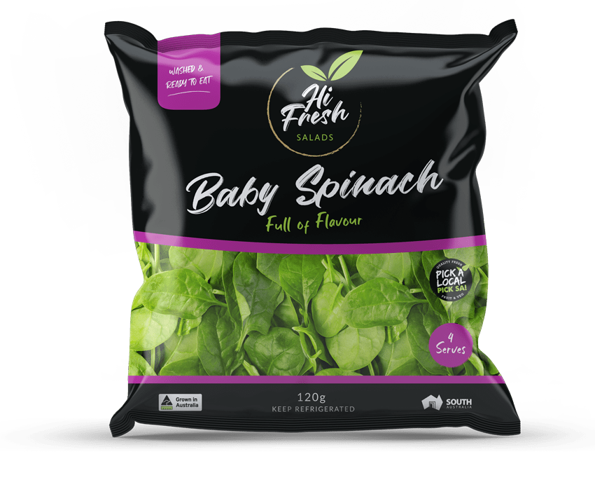 Hi Fresh Baby Spinach 120g