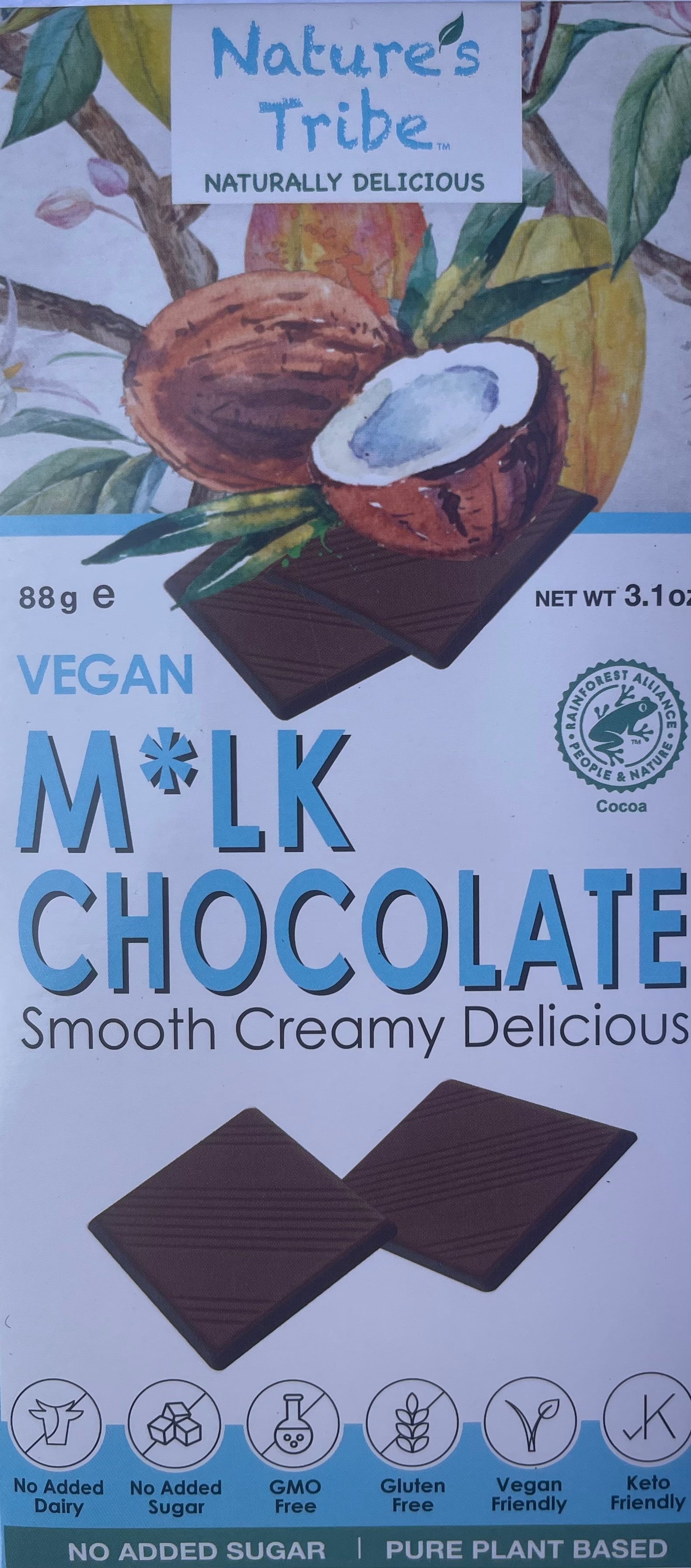 Nature’s Tribe Vegan Milk Chocolate